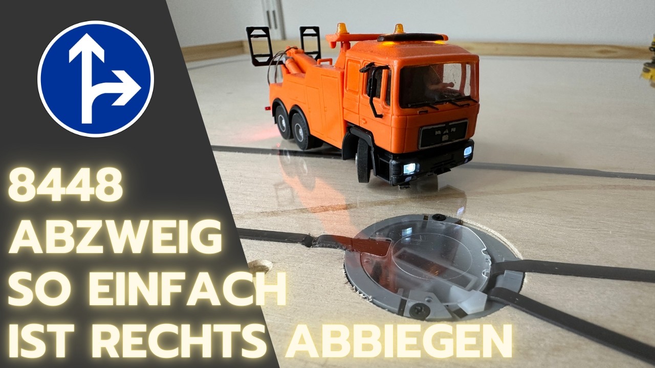 Abzweigung 8448 Rechtsabzweig voreingestellt Viessmann CarMotion 2/3 Wege Abzweig Teil 3 02.2026