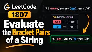 LeetCode 1807 – Evaluate the Bracket Pairs of a String | Java