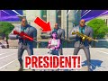 *INSANE* Protect The President Challenge in Fortnite Season 2!