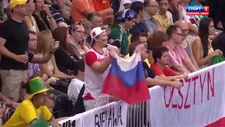 Переломный момент игры в волейбол России - Бразилии на Олимпиаде 2012!!! Безоговорочная ПОБЕДА!!!