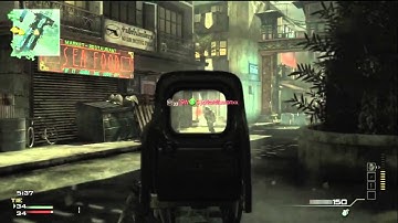 MW3: Juggernaut with Every Gun Show "M16A4" (Modern Warfare 3 Gameplay/Commentary)