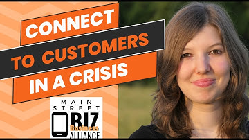 How To Connect Small Businesses To Local Customers In A Crisis | Main St. Business Alliance Workshop
