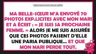 Ma belle-sœur m'a envoyé 70 photos ex.plicites avec mon mari, s'attendant à des larmes.