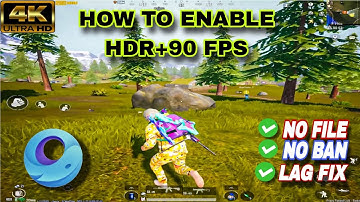 Unlock HDR + 90 FPS in PUBG Mobile Emulator 😱 | GameLoop Secret Settings