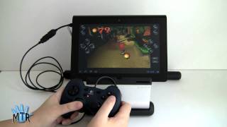 Tablet S Logitech PlayStation Gaming Controller - YouTube