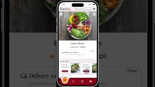 "Savora" Food Delivery Application Redesign screenshot 4