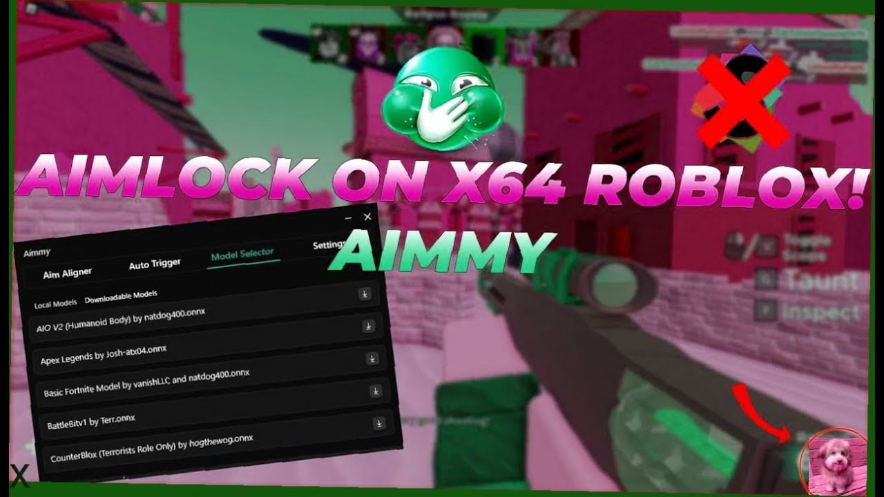 Roblox  Version Exploits Aimbot for Arsenal, Da Hood (X64) 💀 YouTube
