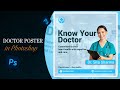 How to Design “Know Your Doctor” Awareness Post in Photoshop