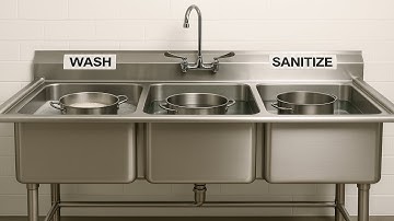 How to Wash Pots Using the 3-Compartment Sink System | Step-by-Step Guide
