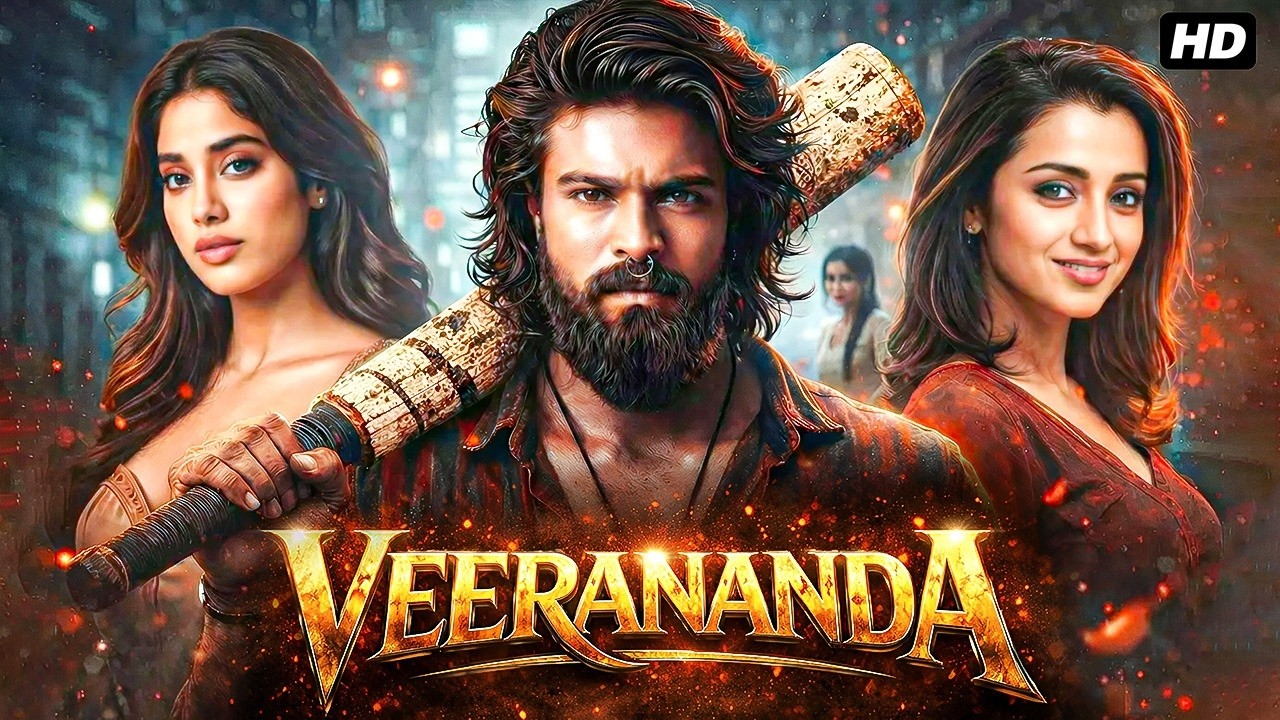 Veerananda - Ram Charan South New 2026 Blockbuster Action Movie In Hindi | Janhvi | Trisha
