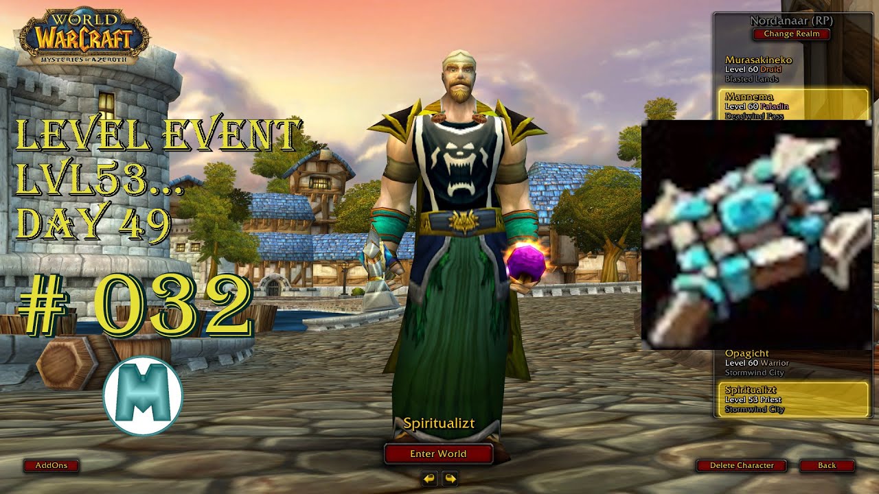 Turtle WoW [032] Priest Leveling Event / Challenge lvl 53... day 49