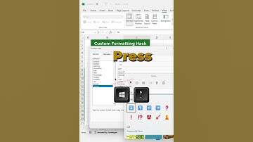 Custom Formatting Hack 🚀🤯💯 #ExcelTips #ExcelTutorial #CustomFormatting