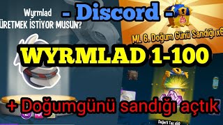 Wyrmlad Level 1-100 Doğum Günü Sandığı - Monster Legends Türkçe