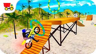 Bike Racing Games - Wipeout Bike Stunts 3D - Gameplay Android free games screenshot 2