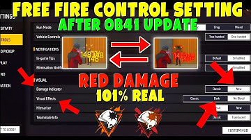 Free Fire Control Setting After OB41 Update Full Details | Free Fire Setting 2023