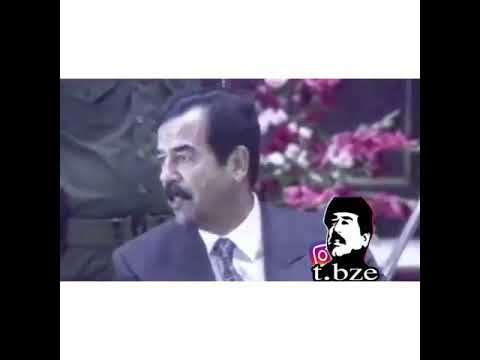 صدام حسين نحن لانتحدث بغرور