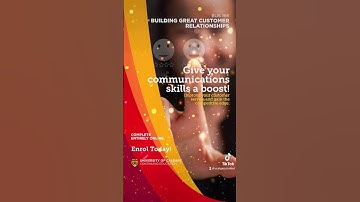 Establishing customer relationships is the foundation of success in business. Build the right skills