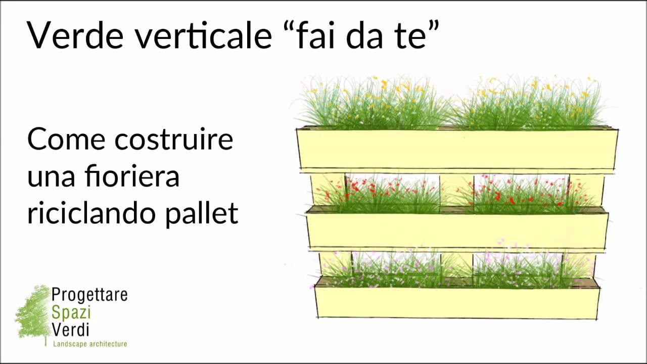 Tutorial pallet fai da te: come costruire una fioriera riciclando un ... Fioriere fatte con i bancali