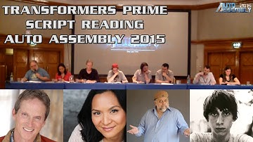 Transformers Prime Voice Actor Script Reading at Auto Assembly 2015