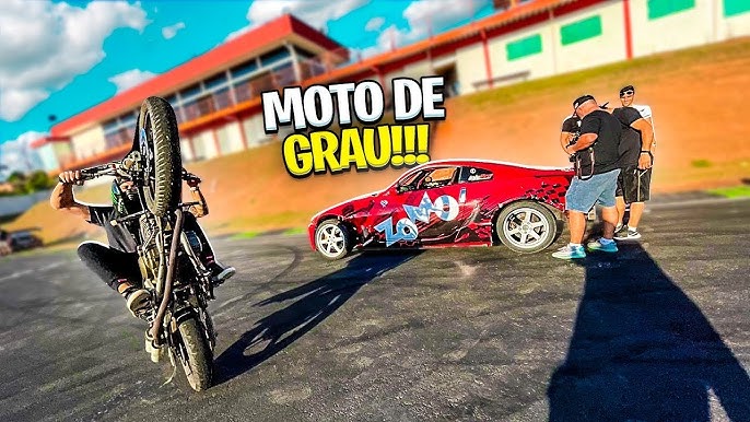 CHEGUEI RALANDO TUDO COM A MOTO DE GRAU ! 