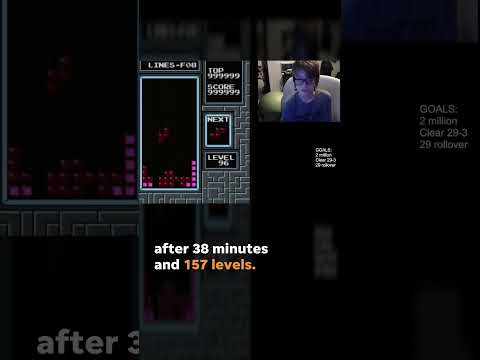 'I can't feel my fingers': 13-year-old Tetris winner react after beating classic game #Shorts
