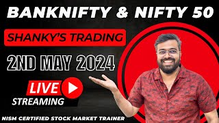 Bank Nifty 50:MAY 2nd  Live Options Trading today! #BankNiftyTradingLive |Learn from Shanky Trading