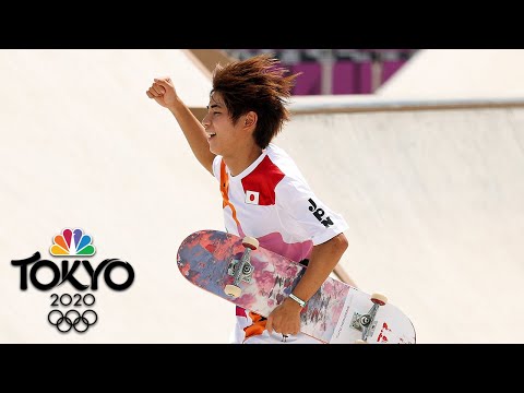 Japan's Yuto Horigome wins first-ever Olympic street skateboarding gold medal in Tokyo | NBC Sports