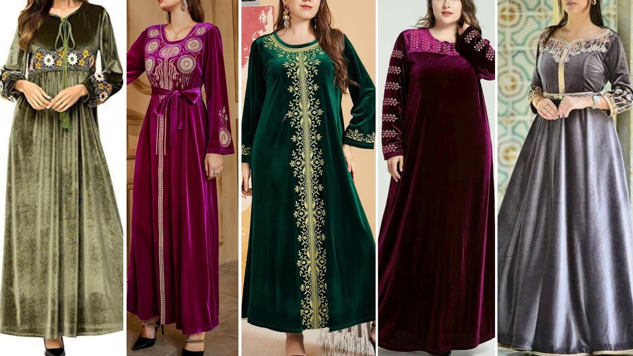 153123 Orignal 9000 Velvet Gown WINE COLOUR COLLECTIONS MANUFACTURER -  Reewaz International | Wholesaler & Exporter of indian ethnic wear catalogs.