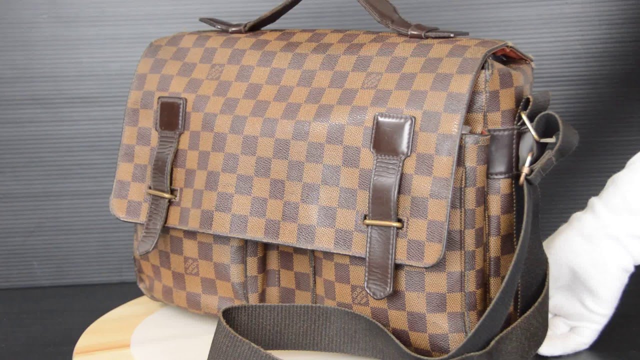 ilovekawaii C01941 - Louis Vuitton Damier Ebene Broadway 2 way