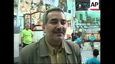 The gymnasium where traditionally  Iranian warriors prepare for battle.