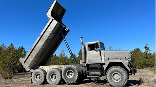 1979 AM GENERAL M917 Military truck walk around