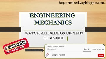 UNIT-1 RESULTANT OF COPLANER FORCES -INTRODUCTION/ENGINEERING OR APPLIED MECHANICS/CIVIL ENGINEERING