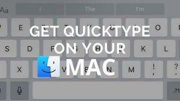 Get QuickType on your Mac (BhargavGV)