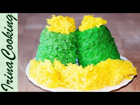 БИСКВИТНЫЙ МОХ  Молекулярный БИСКВИТ  ДЕКОР  Biscuit Green Moss Cake Decoration