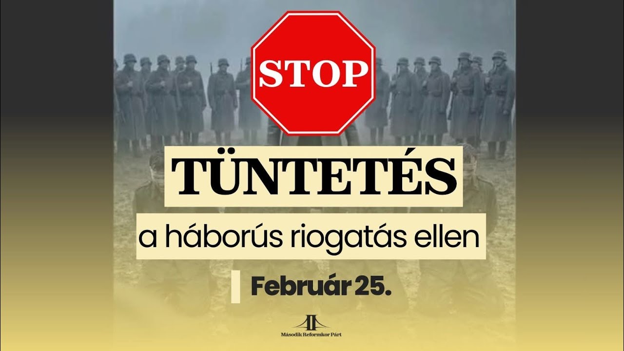 Elég volt! | Tüntetés a Fidesz háborús propagandája ellen