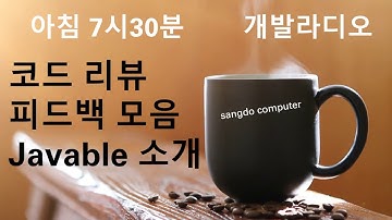 개발라디오 [ 코드리뷰 피드백 모음 Javable 소개 ]