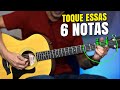 6 NOTAS COM 1 DEDO e receba APLAUSO DOS AMIGOS - Prof. Sidimar Antunes🎸