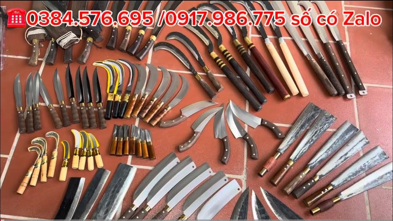 💥DAO MÈO ,DAO RỰA (QUẮM) PHẠT CÂY ,CHẶT CÂY ,DAO THÁI ,Lóc nhà bếp mới ...