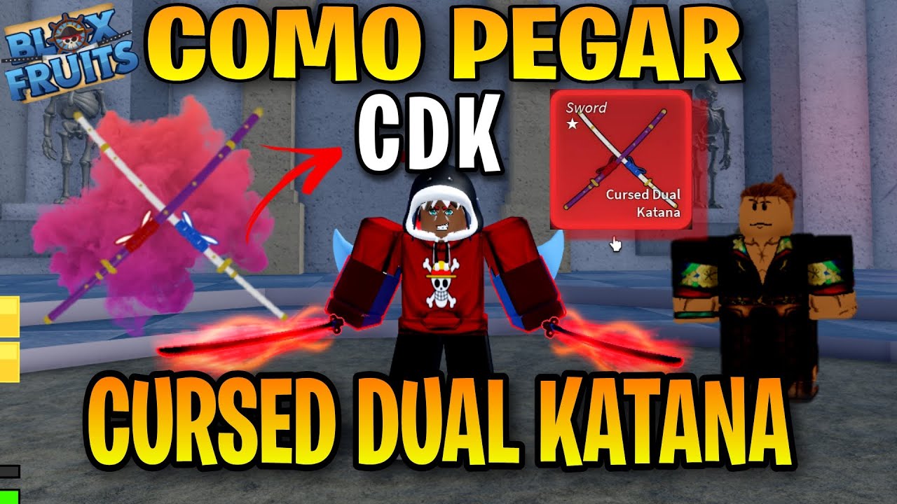 Roblox | Conta Blox Fruit, Raça V4, Dual Katana