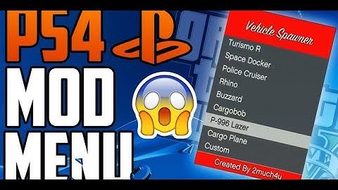 NOVO MOD MENU GTA V ArabicGuy PS4 4.05 (2018)