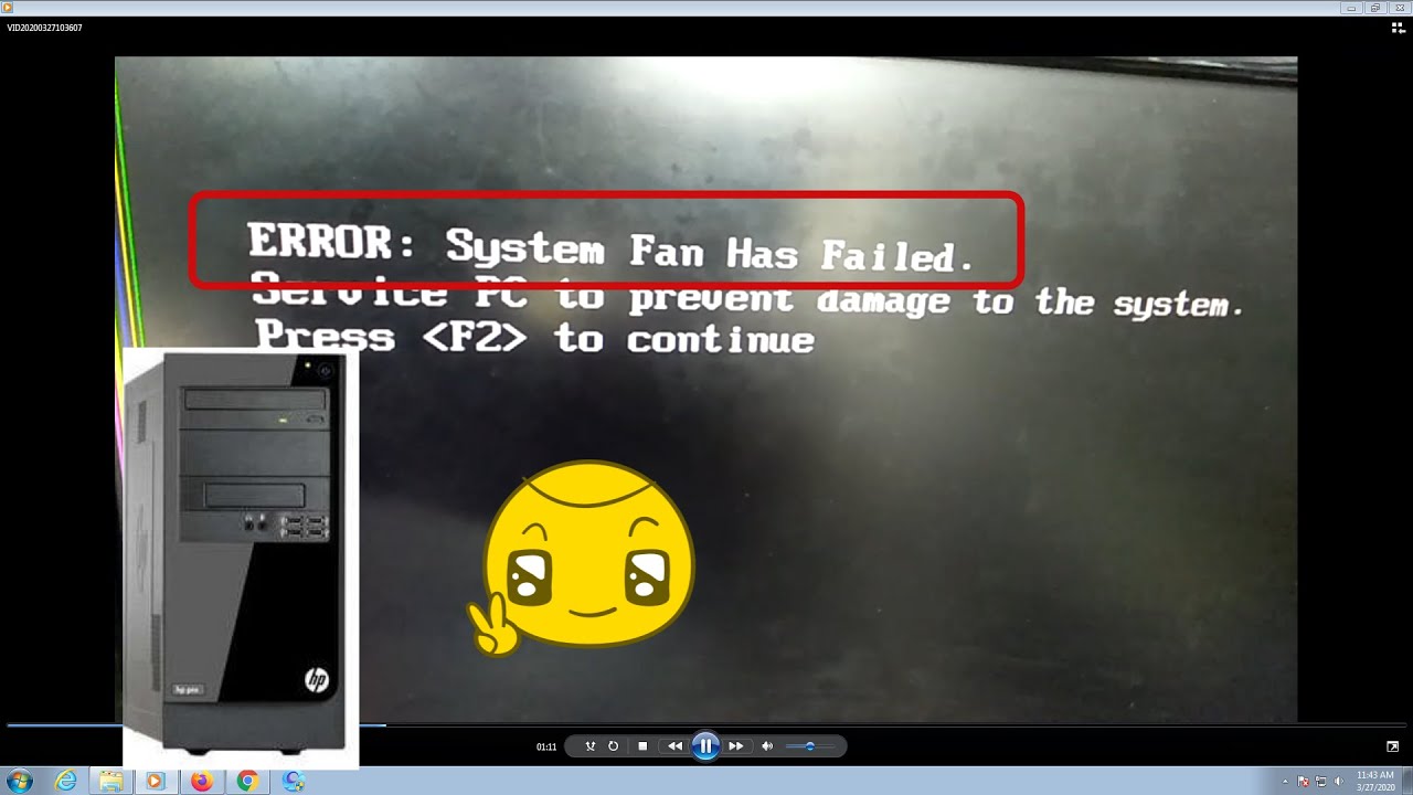 Pcs fail. Error System Fan has failed. System Fan Error. CPU Fan has failed. Has failed.