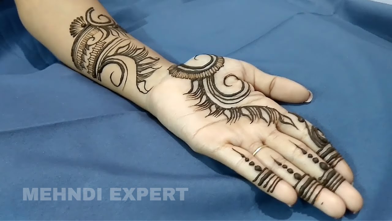 Cool Henna Designs Learn Simple Short Arabic Henna Design For