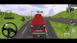 Red Bus Game Riding Highway Rider ⭐🚍🚍⭐ screenshot 2