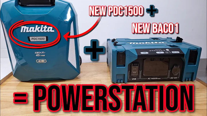 NEW Makita BAC01 Inverter AND NEW Makita PDC1500 Reviewed in the one video.