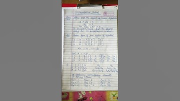 LU DECOMPOSITION METHOD TO SOLVE SYSTEM OF LINEAR EQUATIONS #ignou #ignouexams