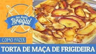 Torta de Maça de Frigideira