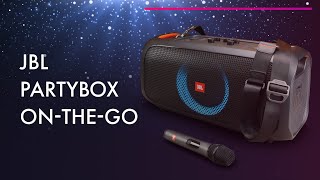 JBL PartyBox On The Go - Обзор 🔥 МОЩНАЯ колонка ДЛЯ ВЕЧЕРИНОК 💣 КАРАОКЕ колонка С МИКРОФОНОМ