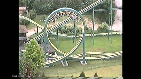 King Cobra,Stand Up Roller Coaster at Kings Island 1993.