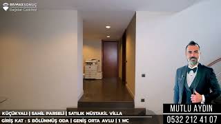 Küçükyalı Sahil Yalı Parseli Satılık Müstakil Havuzlu Villa.