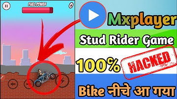 Mxplayer stud rider game hacked||mxplayer game hack trick||mxplayer all game hacked|🤠